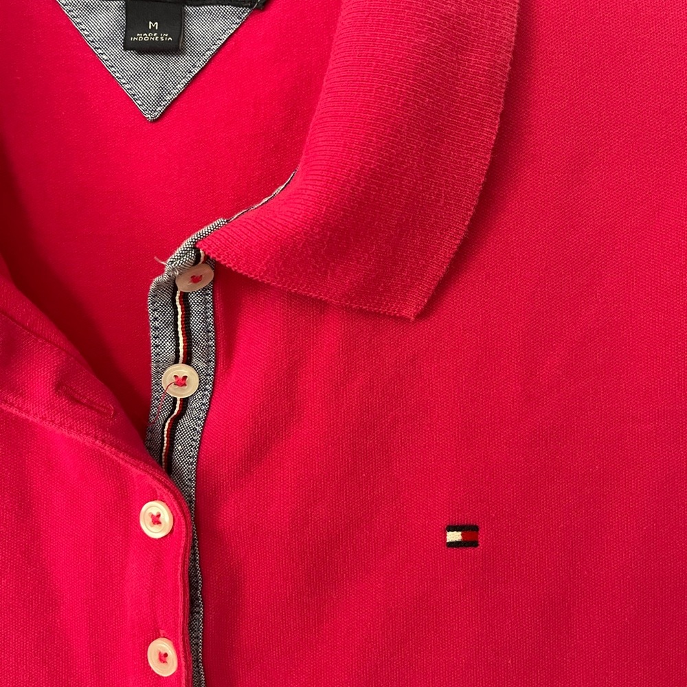 Pink polo ladies shirt - Picture 2 of 4
